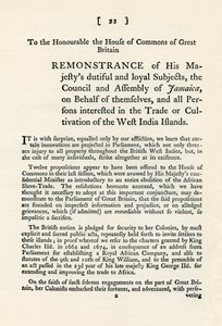 En remonstration af emnet slavehandel, 1789 1965 af Unbekannt