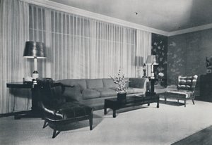 Et værelse arrangeret af Lord & Taylor i New York, 1942 af Unbekannt