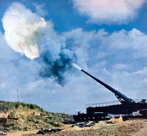 Et sekund efter kommandoen om at skyde, den franske kanalkyst, Anden Verdenskrig, 1940 af Unbekannt