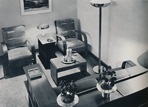 En del af stuen, 1936 af Unbekannt