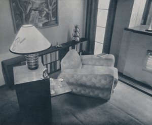 Et lille værelse designet og møbleret af Michael Dawn, Bedford, England, 1935 af Unbekannt