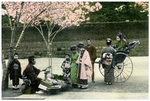 En gadehandler, Japan, 1904 af Unbekannt