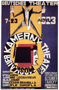En rundvisning i Moskva Kammerteater, 1923 af Unbekannt