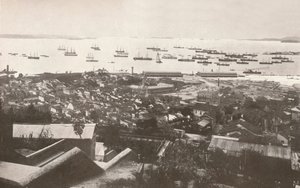Udsigt over de nye kajer på byggetidspunktet, 1914 af Unbekannt