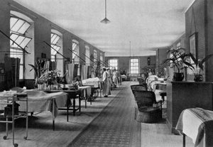 En afdeling i Guys Hospital, Southwark, London, 1904 af Unbekannt
