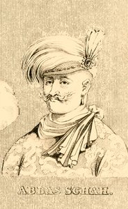 Abbas Shah, 1571-1629, 1830. af Unbekannt