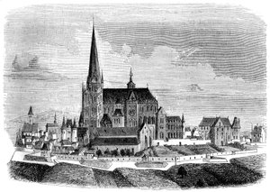 Abbey of Saint-Denis, slutningen af det 16. århundrede 1849 af Unbekannt