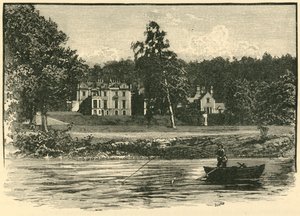 Abbotsford, fra floden, 1898. af Unbekannt