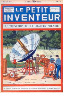 Abel Pifres solcelledrevet trykpresse, c1894 [c1927 af Unbekannt