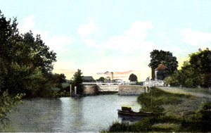 Abingdon Lock, Oxfordshire, 20. århundrede af Unbekannt