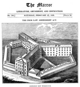 Abingdon Workhouse, Oxfordshire, bygget til Abingdon Union, 1836 af Unbekannt