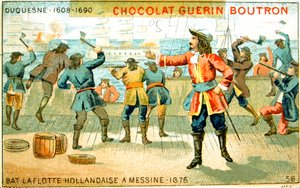 Abraham Duquesne, fransk admiral fra det 17. århundrede, 1800-tallet af Unbekannt