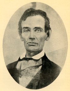 Abraham Lincoln, 1858, 1930. af Unbekannt