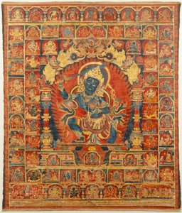 Acala, den buddhistiske beskytter, svarende til februar marts 1322. af Unbekannt