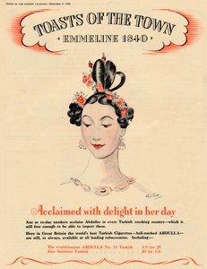 Hyldet med glæde i sin tid, Toasts of the Town - Emmeline 1840, 1940 af Unbekannt