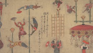 Akrobater, ca. 1800-tallet. af Unbekannt