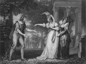 Akt I Scene ii fra As You Like It, c1800-tallet af Unbekannt