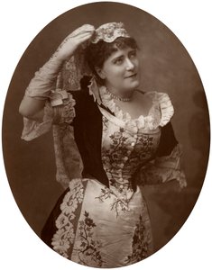 Ada Cavendish, britisk skuespillerinde, 1882 af Unbekannt