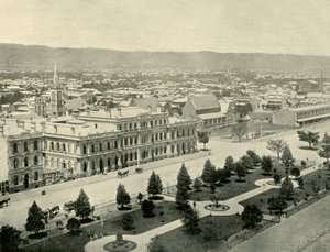 Adelaide, fra Post Office Tower, 1901. af Unbekannt