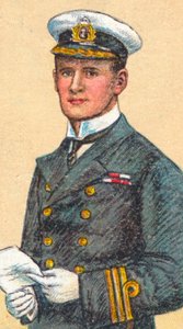 Admiral Teddy Evans, 1881-1957, britisk flådeofficer og Antarktis opdagelsesrejsende, 1916 af Unbekannt