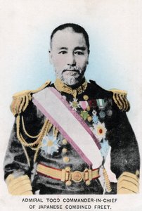 Admiral Togo, øverstkommanderende for den japanske kombinerede flåde, c1903-1905 af Unbekannt
