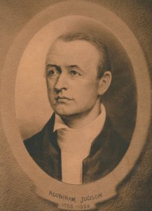 Adoniram Judson, Jr. 1788-1850, amerikansk kongregationalist og senere baptistmissionær, c1910