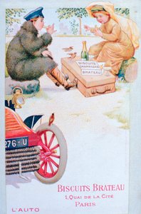 Annonce for Biscuits Brateau, ca. 1900-tallet af Unbekannt