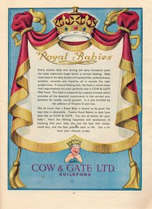Annonce for Cow & Gate Ltd., 1951 af Unbekannt