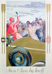 Annonce for Dunlop-dæk, 1932 af Unbekannt