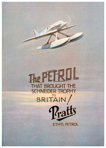 Annonce for Pratts Ethyl Petrol, c1928 af Unbekannt