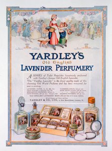 Annonce for Yardleys Old English Lavender parfumeri, 1923 af Unbekannt