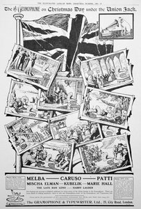 Annonce for Gramophone and Typewriter Co, 1906 af Unbekannt