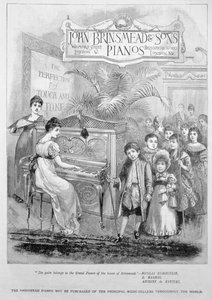 Annonce for Brinsmead-klaverer, 1899 af Unbekannt