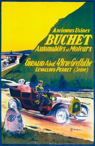 Annonce for Buchet-biler, c1910