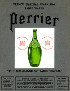Annonce for Perrier vand, 1905 af Unbekannt