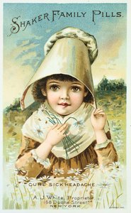 Annonce for Shaker Family Pills, 1891 af Unbekannt