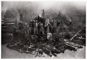 Luftfoto af Manhattan, New York City, USA, fra en Zeppelin, 1928 1933 af Unbekannt