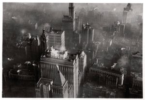 Luftfoto af Manhattan, New York City, USA, fra en Zeppelin, 1928 1933 af Unbekannt