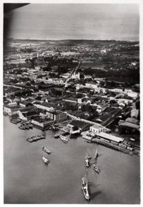 Luftfoto af Natal, Sydafrika, fra en Zeppelin, 1930 1933 af Unbekannt