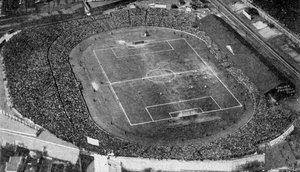 Luftfoto af Stamford Bridge, stadion af Chelsea Football Club, London, c1922 af Unbekannt