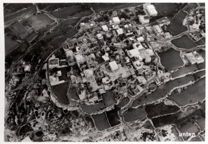 Luftfoto af højderne omkring Jerusalem, Palæstina, fra en Zeppelin, 1931 1933 af Unbekannt