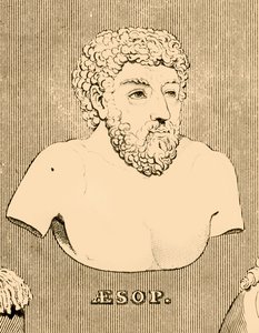 Æsop, c620-564 f.Kr., 1830. af Unbekannt