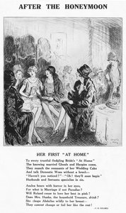 Efter bryllupsrejsen - hendes første hjemme, 1927 af Unbekannt