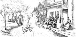 Efter dagens slid, 1873 c1880-1882 af Unbekannt