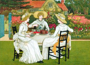 Eftermiddagste, 1886 af Unbekannt