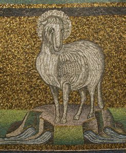 Agnus Dei, byzantinsk, begyndelsen af det 20. århundrede original dateret 6. århundrede. af Unbekannt