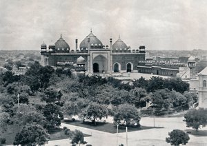 Agra. The Jumma Musjid, c1910. af Unbekannt