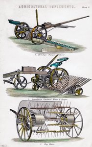Landbrugsredskaber, 1800-tallet af Unbekannt