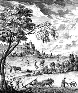 Landbrug, 1751-1780 af Unbekannt