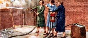 Air Raid Precautions, cigaretkort, britisk, 1938 af Unbekannt